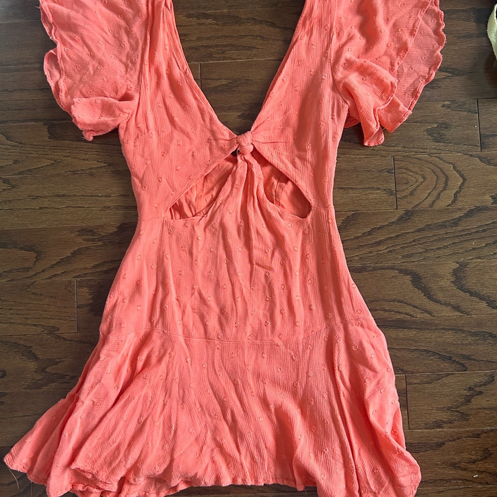 Showpo coral mini dress Size 2 #party #summer-dress